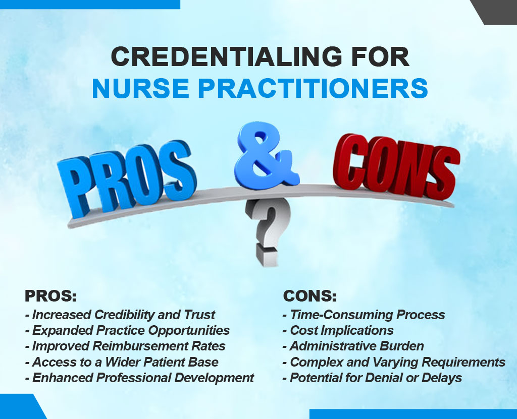 prod and cons of credentialing for nurse practitioners - resilient mbs