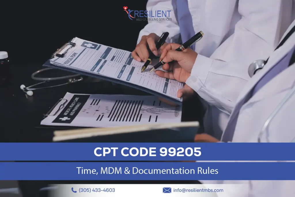 CPT Code 99205: Time, MDM & Documentation Rules